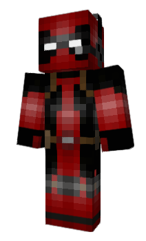 Minecraft skin DeadPool01