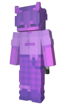 Minecraft skin PurpleHalo