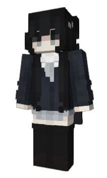 Minecraft skin Fekete