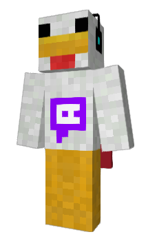 Minecraft skin poule_trempee