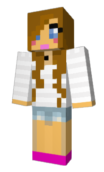 Minecraft скин по нику NinaMalina