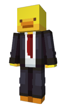 Minecraft skin DuckInASuit