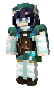 Minecraft skin MikaMochiArts