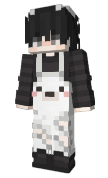 Enderman Maid Minecraft Skin