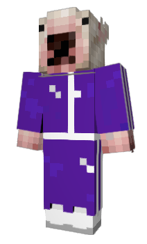 Minecraft skin PurpleTracksuit