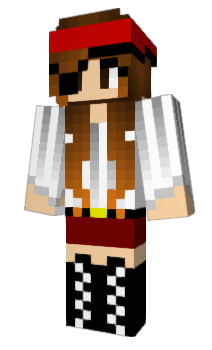 Minecraft skin PirateAnnie