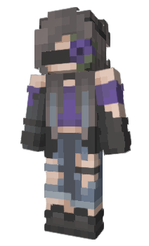Minecraft skin JstPurplex