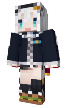 Minecraft скін по ніку Fubuki_kon