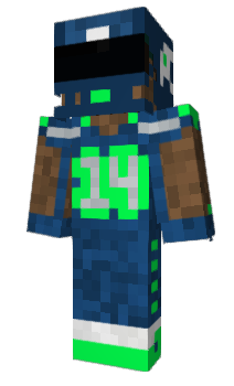 Minecraft skin BlueTaki