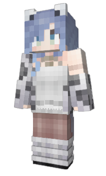 Minecraft скин по нику YanoKuromu