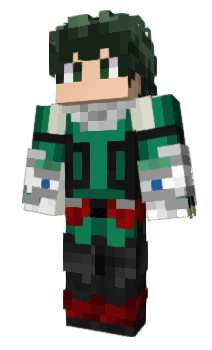 Minecraft skin BakugouDeku