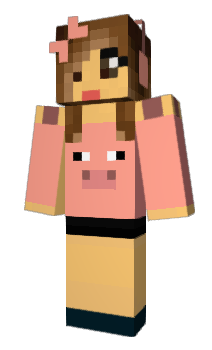 Minecraft skin GirlPig