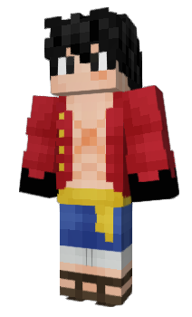 Minecraft скін по ніку Luffy2Gere