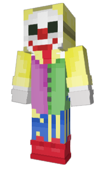 Minecraft skin clowney