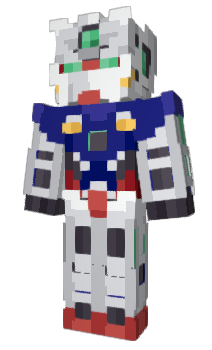 Minecraft skin GundamMecha