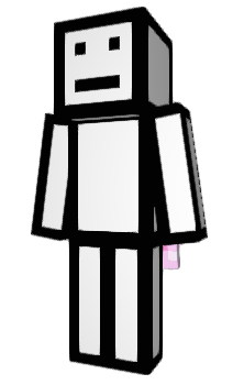 Minecraft skin GlitchTheCube