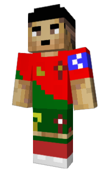 Minecraft skin CR7Gamer