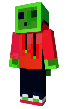 Minecraft skin redhoodieslime