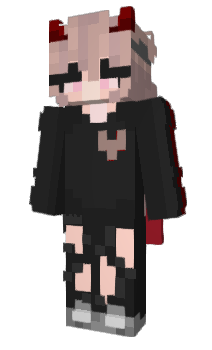 BelleDelphine - Minecraft skin (64x64, Steve)