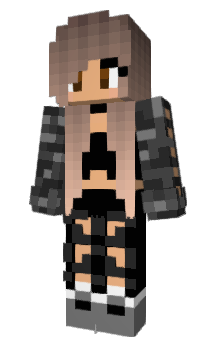 Minecraft skin Girlinboots