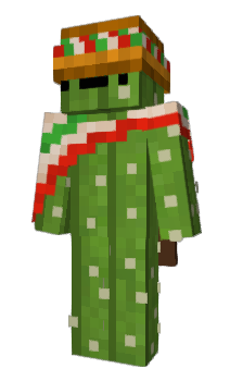 Minecraft скін по ніку Cactaceaa