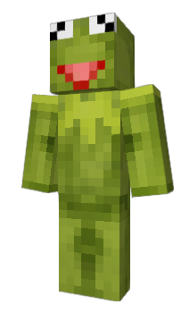 Minecraft skin KermitTheFrogo