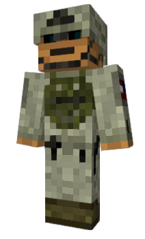 Minecraft skin rigreen