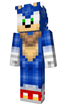 Minecraft скин по нику SonicKnuckle