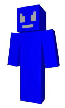 Minecraft skin BLUEMONO