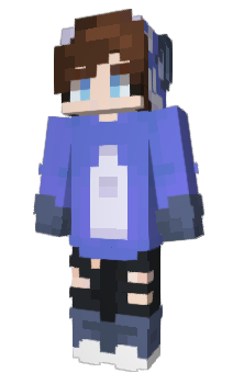 Minecraft скин по нику BlubyTheFox