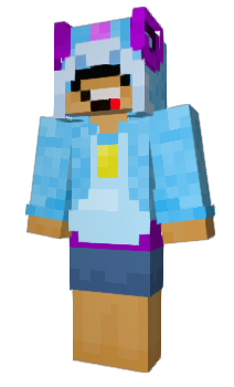 Minecraft skin blondknight
