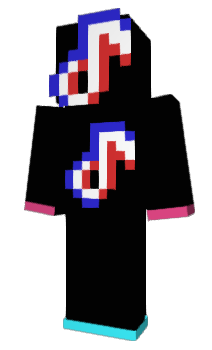 Minecraft скин по нику TikTok