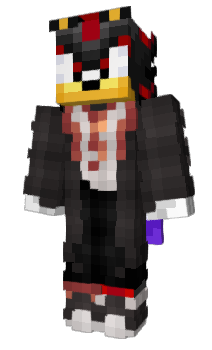 Minecraft skin shadowthedgehog
