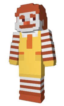 Minecraft скин по нику Ronald_leClown