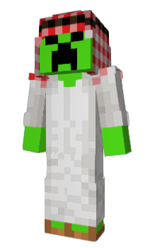 Minecraft skin ArabicCreeper