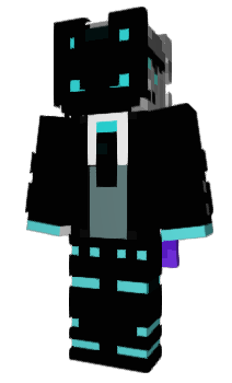 Minecraft skin blue_light_