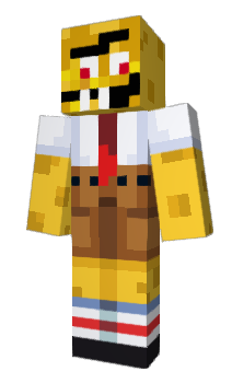 Minecraft скин по нику BobSponge1007