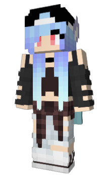 Minecraft скин по нику AnimeGirlRoxy