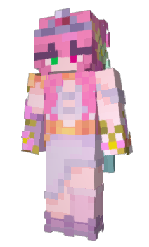 Minecraft скин по нику LadyLilySamurai