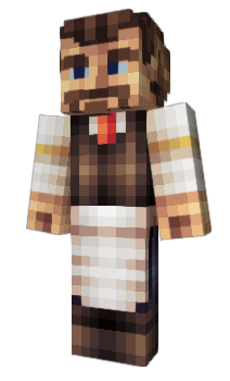 Minecraft скін по ніку Red_Moo