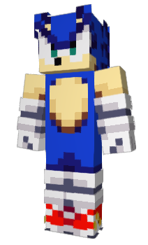 Minecraft skin SONIC001