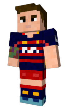 Minecraft skin Messi10Leo