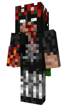 Minecraft skin CrimsonWitchAu