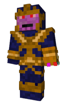 Minecraft skin Thanos