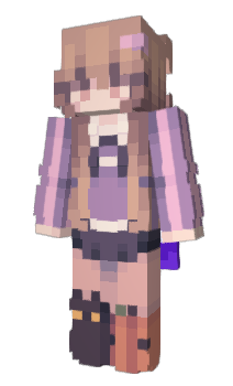 Minecraft скин по нику VioletLilac