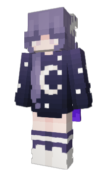 Minecraft skin VioletLilac