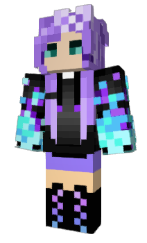 Minecraft skin AmethystMay