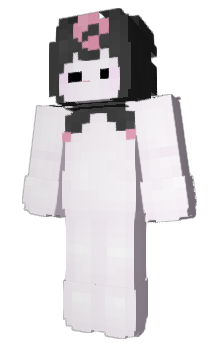 Minecraft skin Kuromi_3