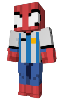 Minecraft skin SpiderMessi