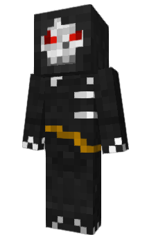 Minecraft skin Schwarzermann